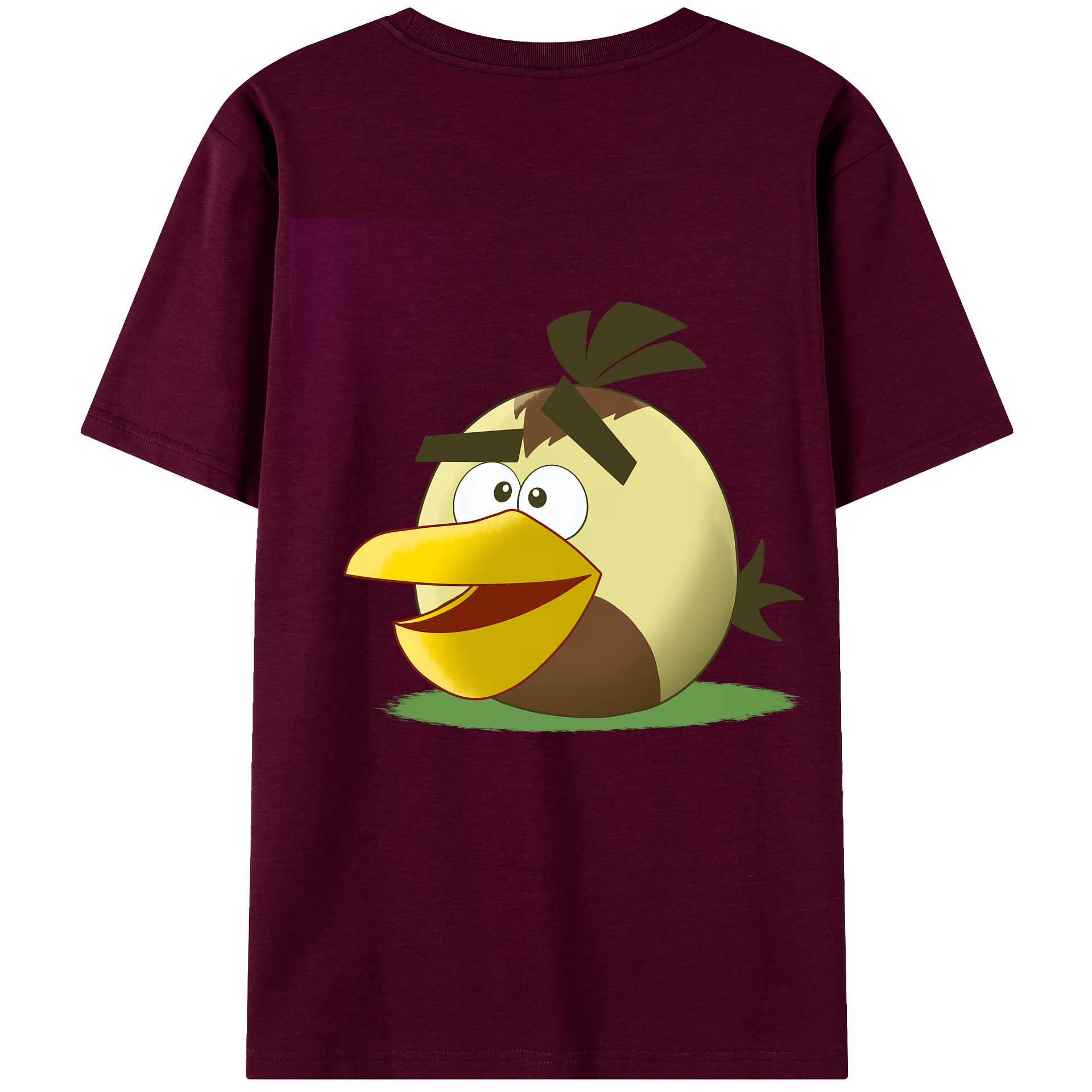 （画像用） Angry Birds アングリーバード レディース半袖Tシャツ(バックプリント)